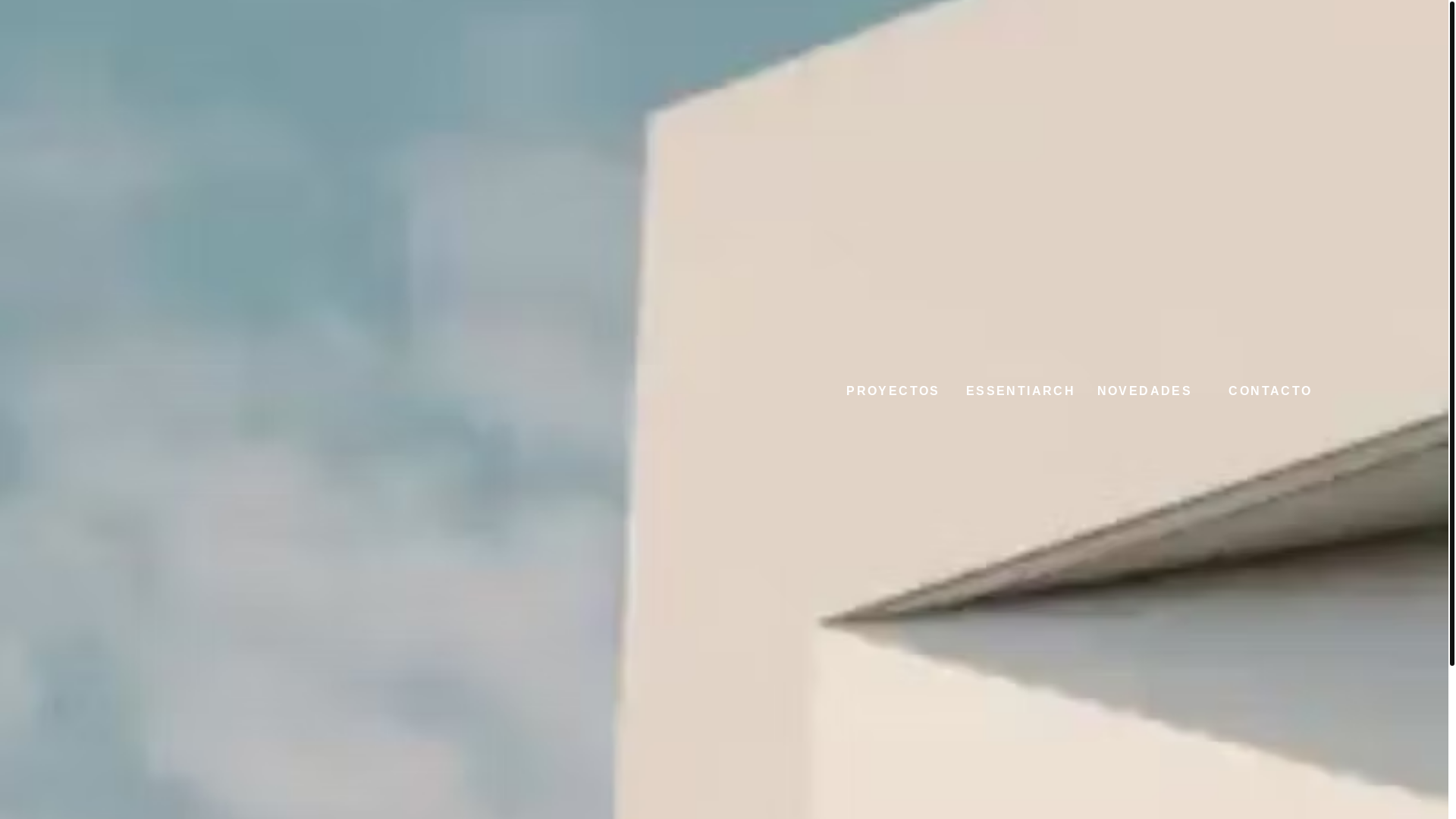website screenshot of https://essentiarch.com/