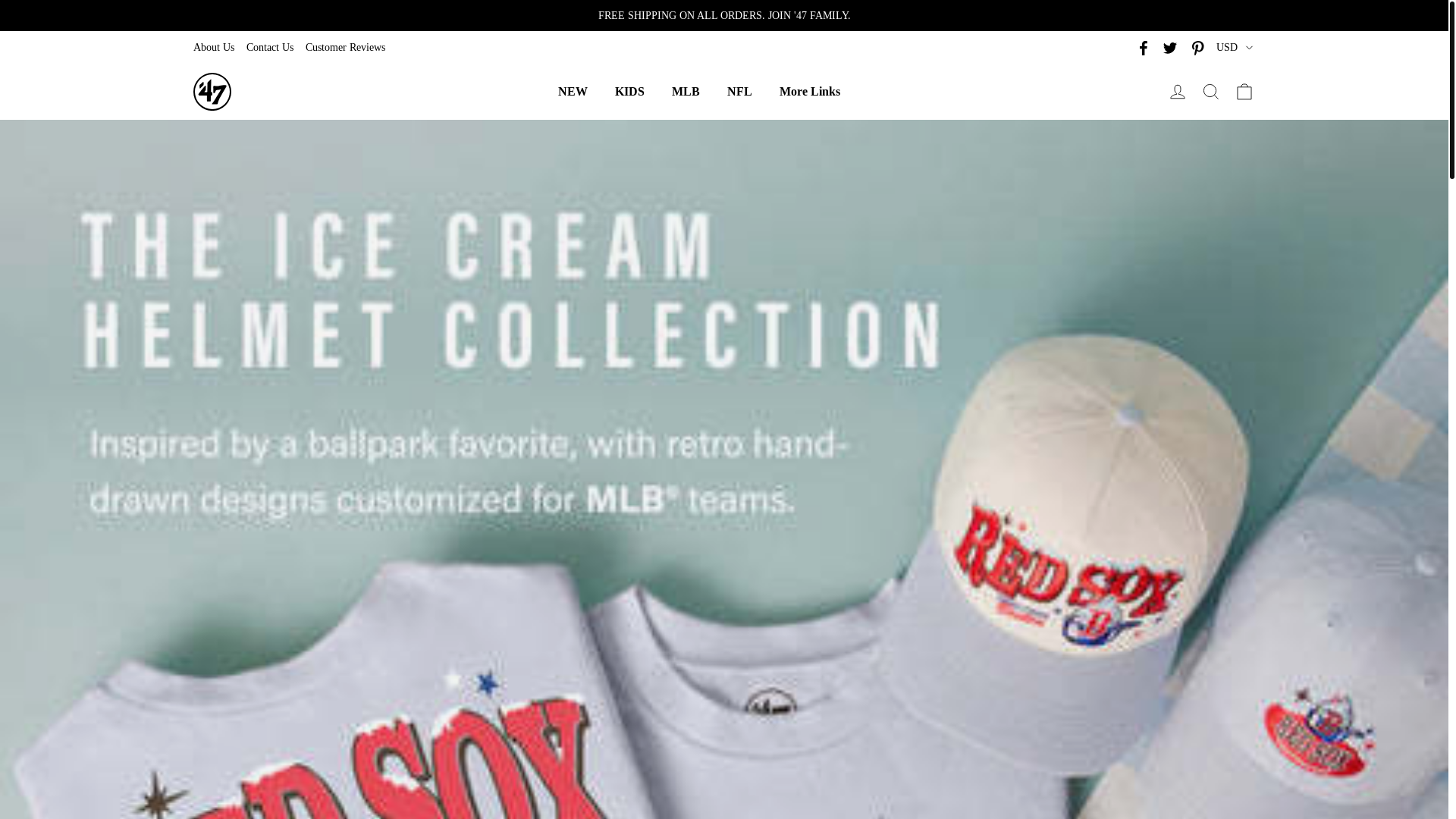 website screenshot of https://47probrand.com/