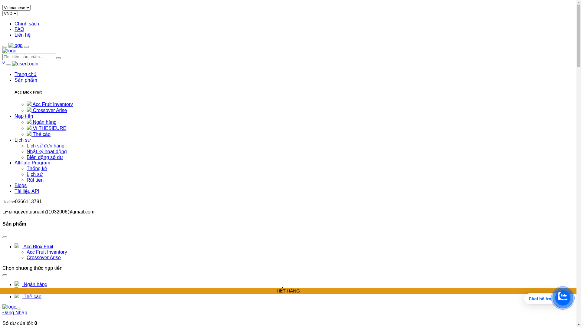 website screenshot of https://bloxfruitvn.shop/