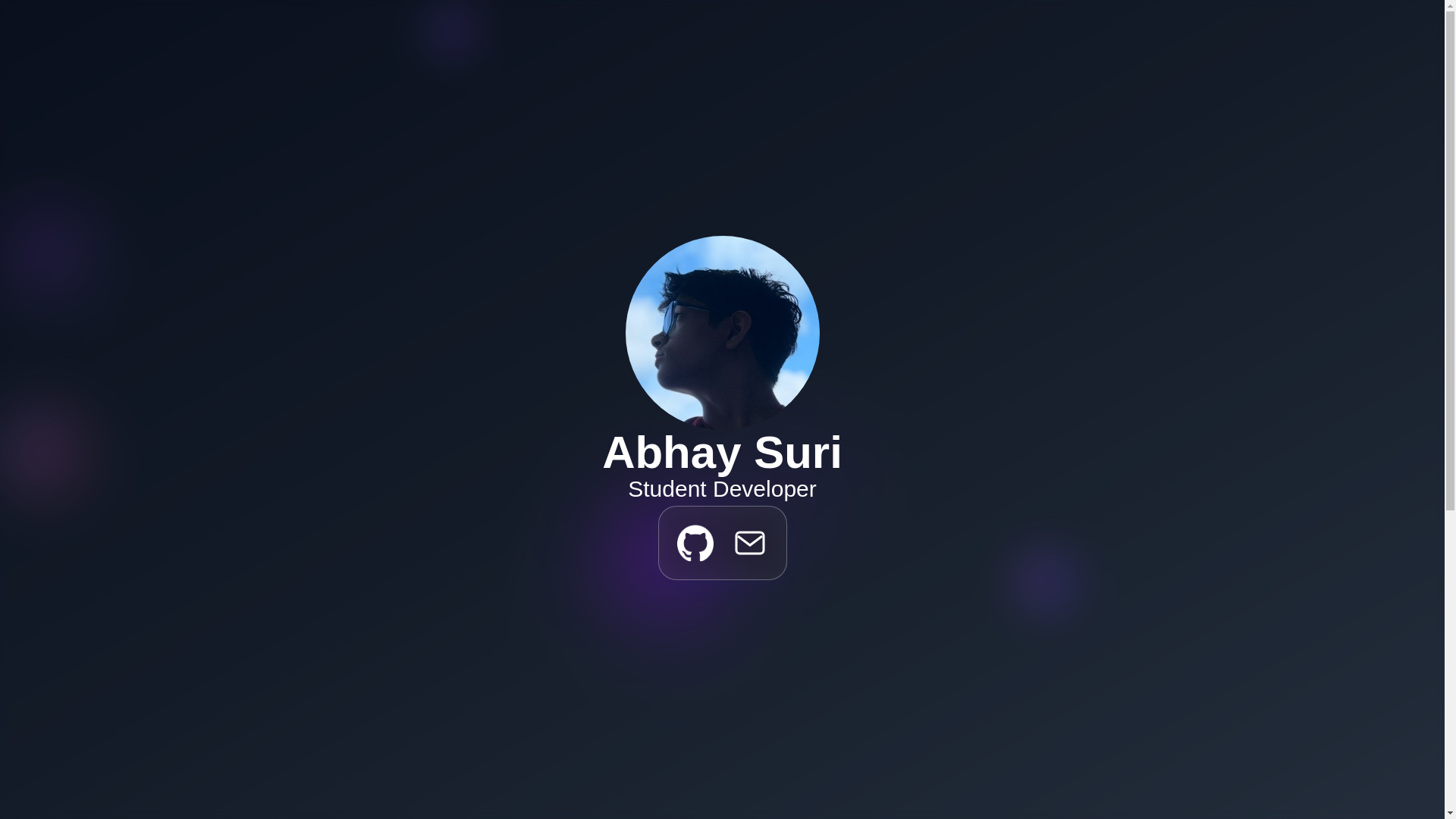 website screenshot of https://abhaysuri.pages.dev/