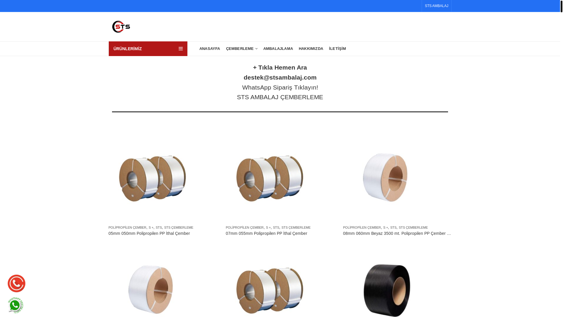 website screenshot of https://stscemberleme.com.tr/
