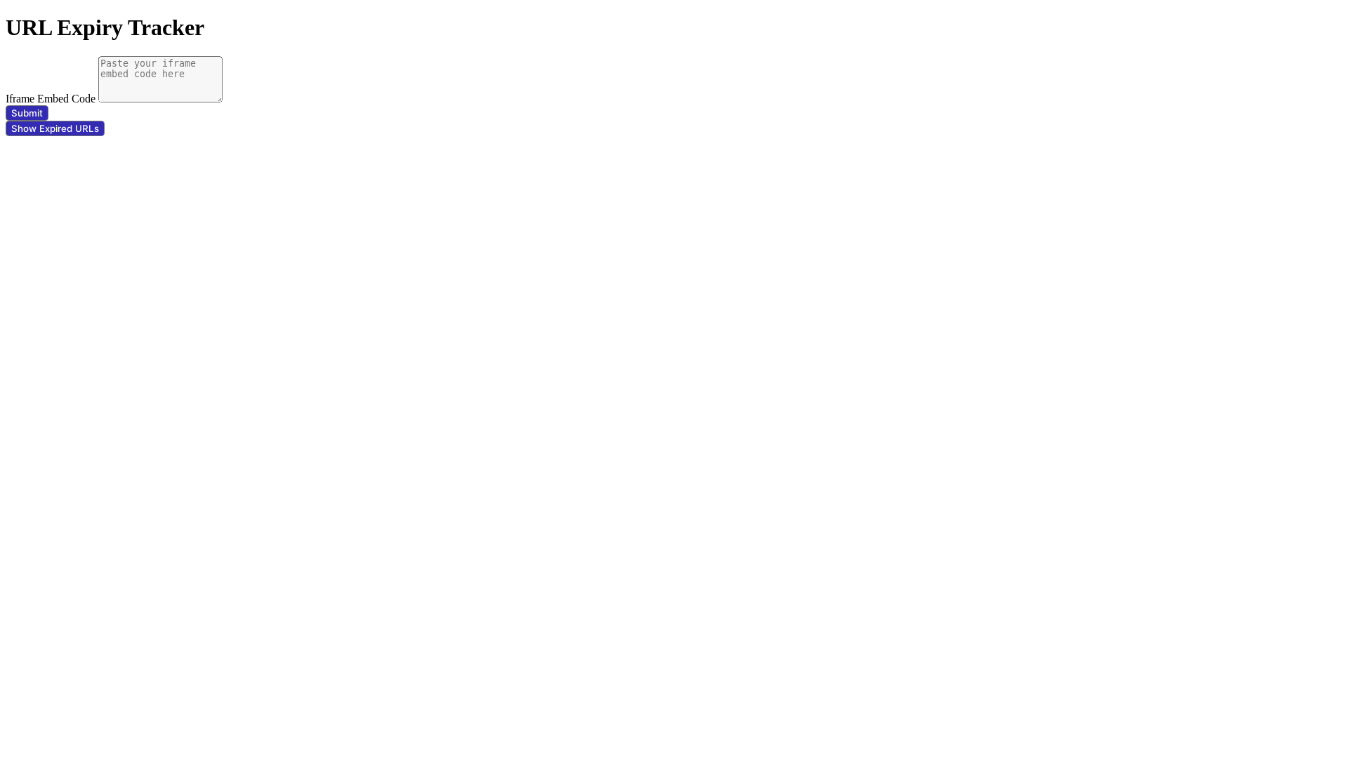 website screenshot of https://url-tracker-app-3mm.pages.dev/