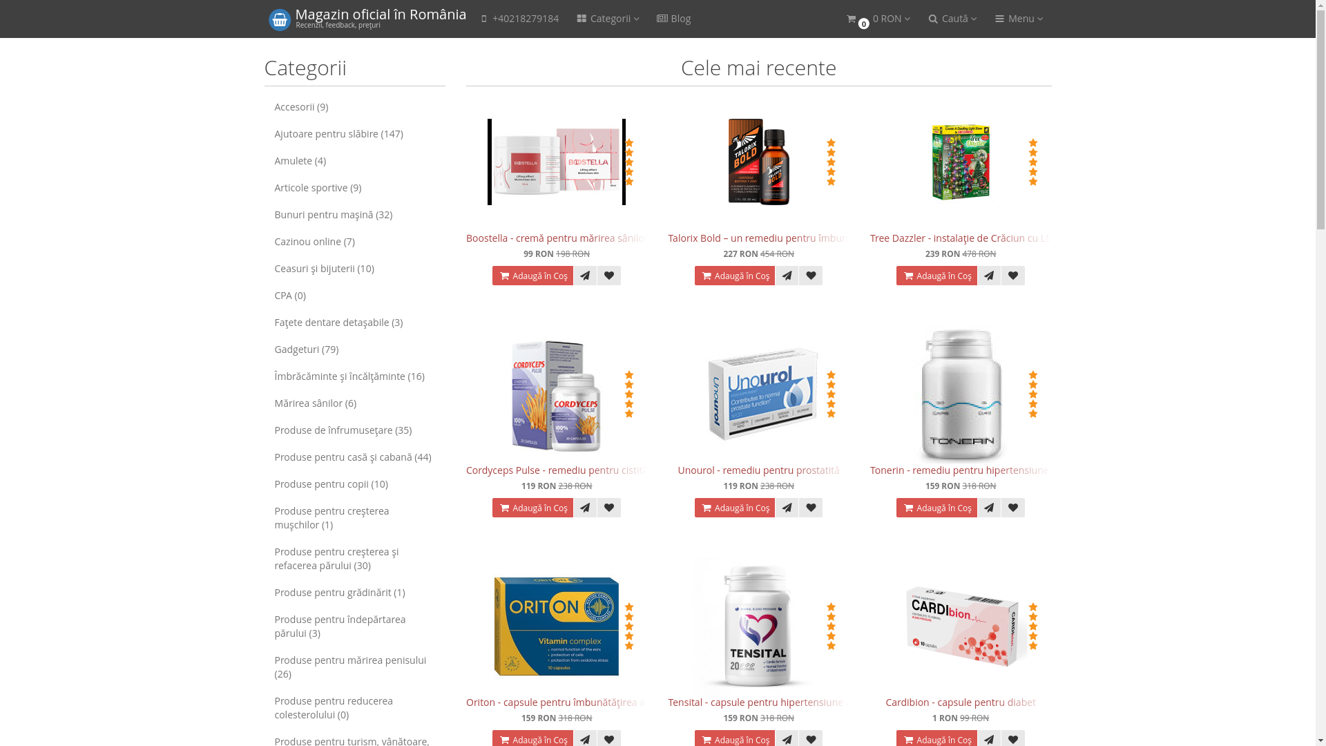 website screenshot of https://pareridefapt.ro/