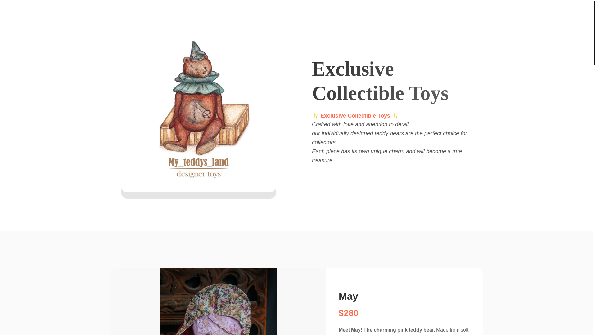 website screenshot of https://myteddyslands.pages.dev/