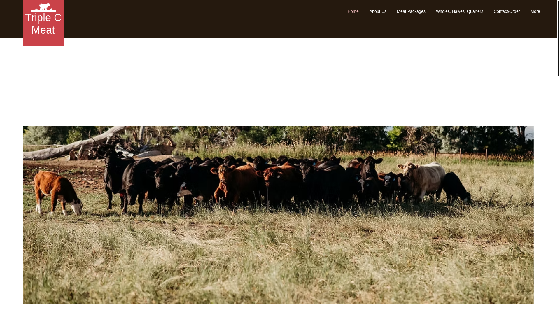 website screenshot of https://3cmeats.com/