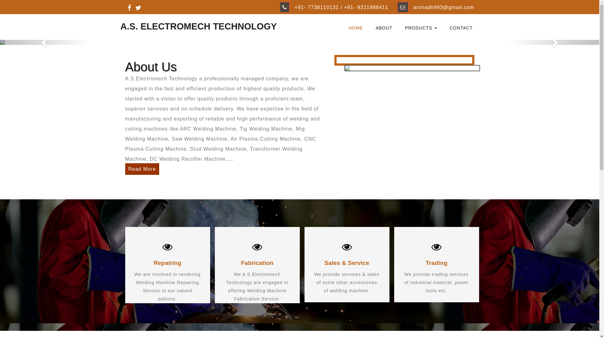 website screenshot of https://sohailindustries.in/