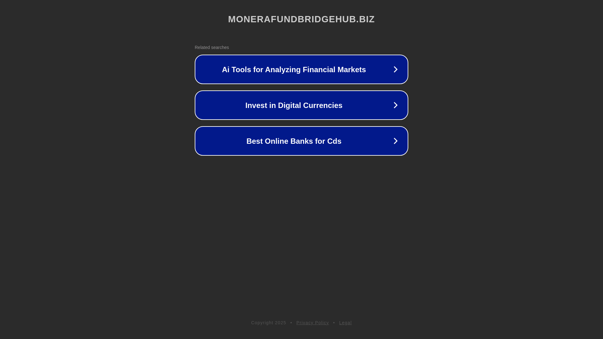 website screenshot of https://monerafundbridgehub.biz/