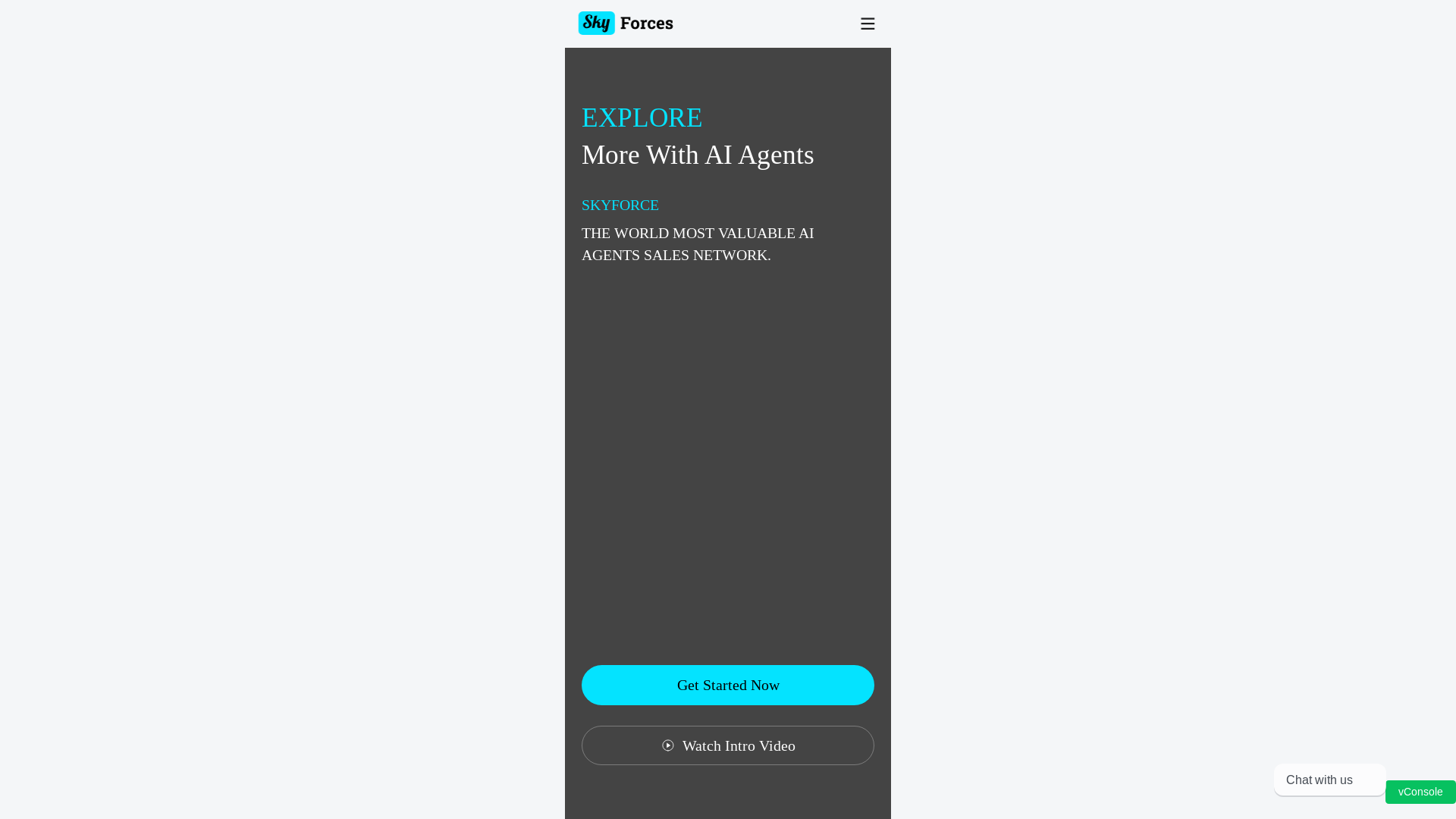 website screenshot of https://skyforces.pages.dev/