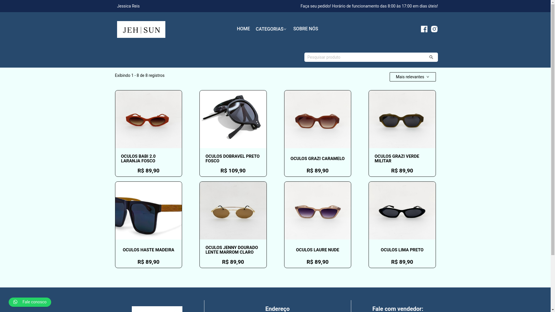 website screenshot of https://jehsun.com.br/