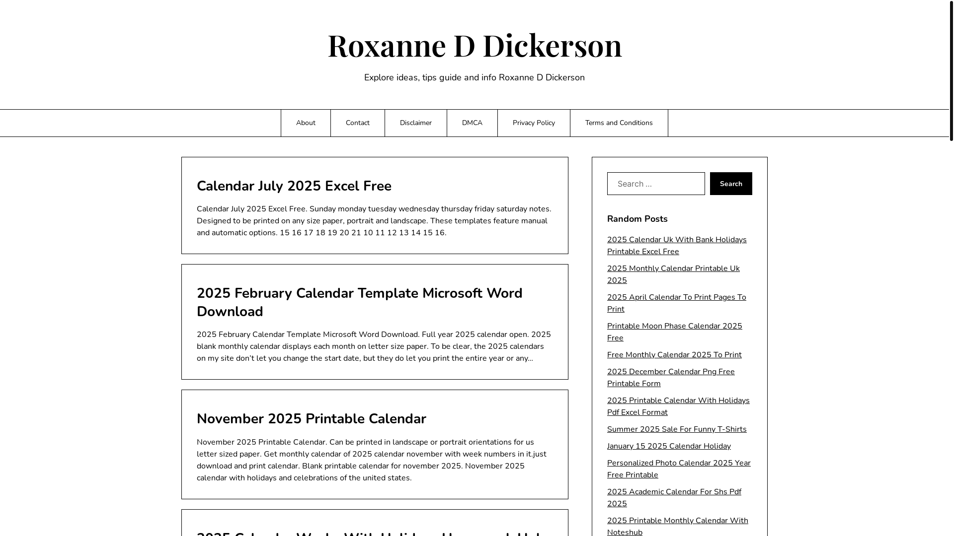 website screenshot of https://roxanneddickersonj.pages.dev/