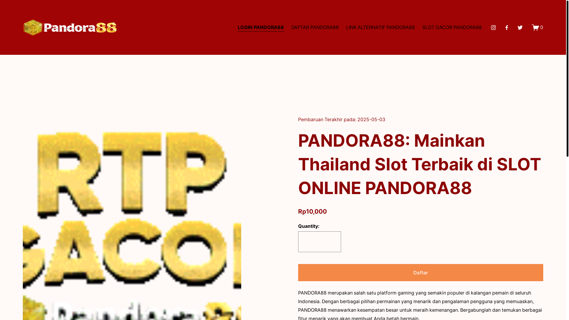 website screenshot of https://ext-lp-pandora88.pages.dev/