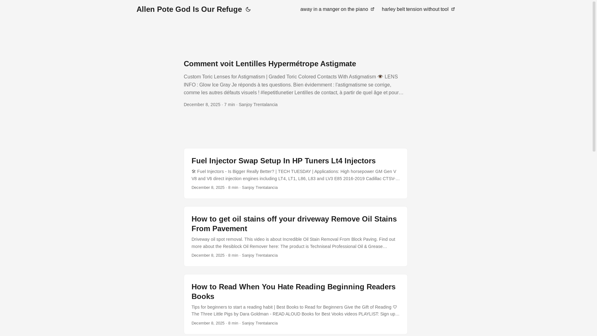 website screenshot of https://allenpotegodisourrefuge2.pages.dev/