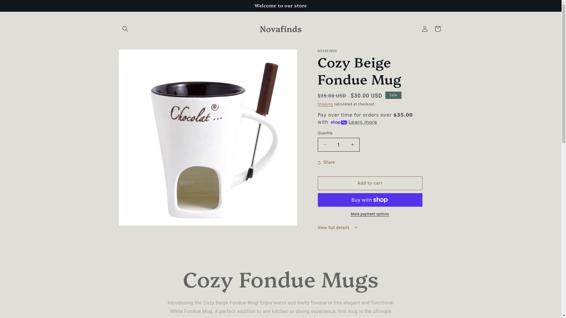 website screenshot of https://findnova.net/