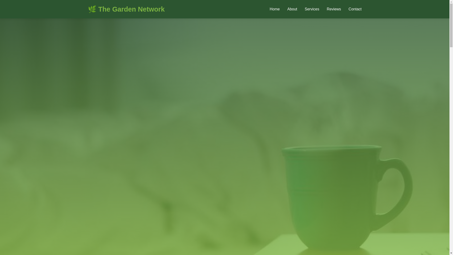 website screenshot of https://thegardennetwork.digital/