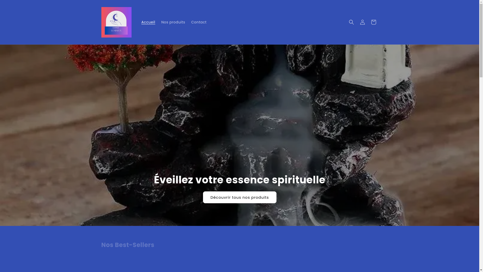 website screenshot of https://espritlumiere.net/