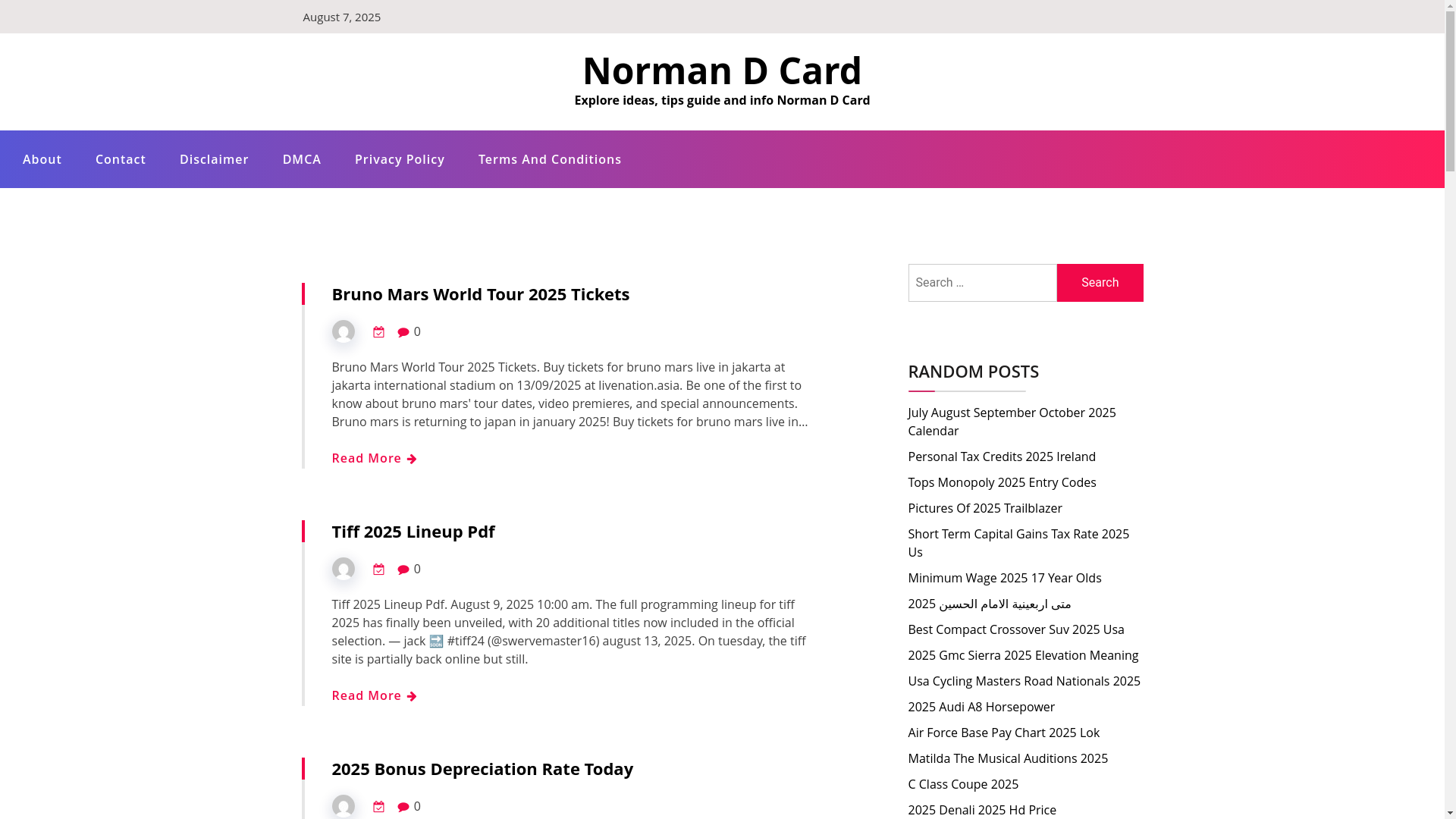 website screenshot of https://normandcardl.pages.dev/