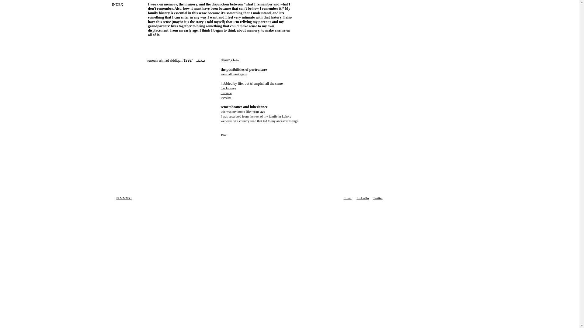 website screenshot of https://waseemahmadsiddiqui.com/