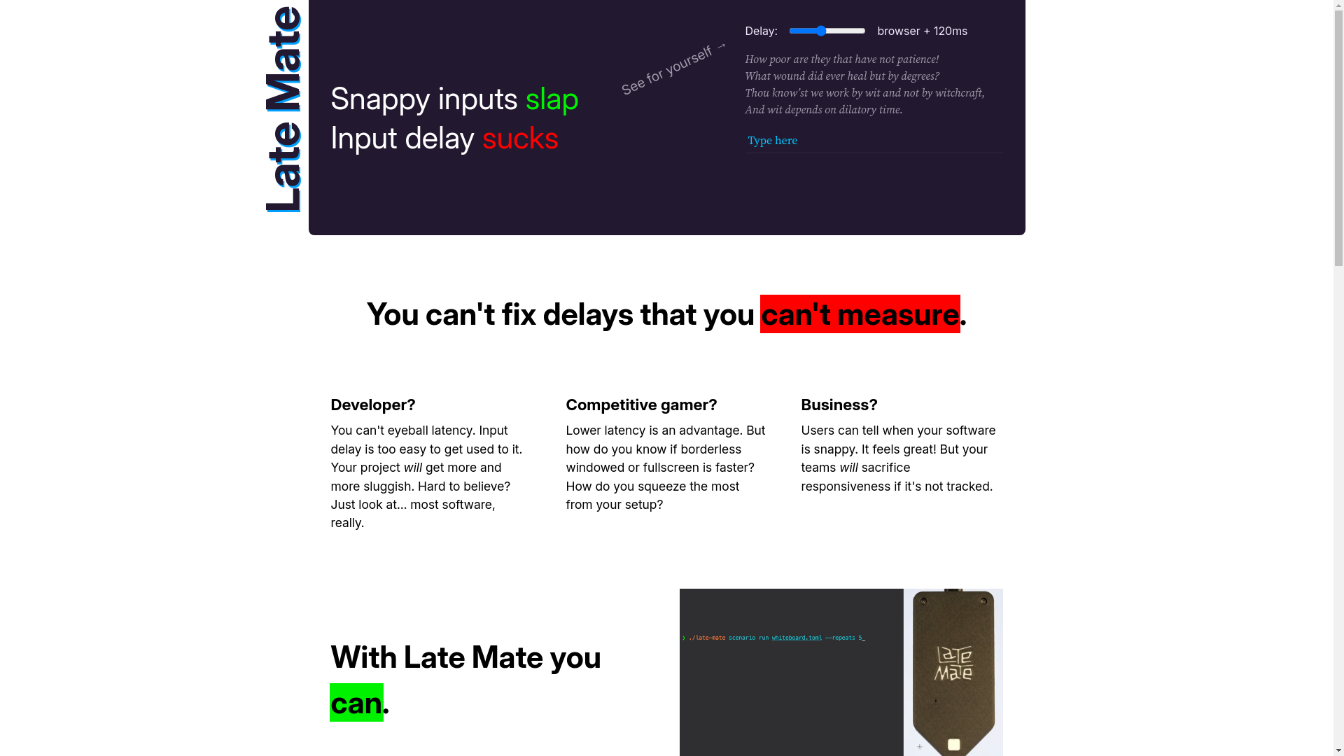 website screenshot of https://late-mate.pages.dev/