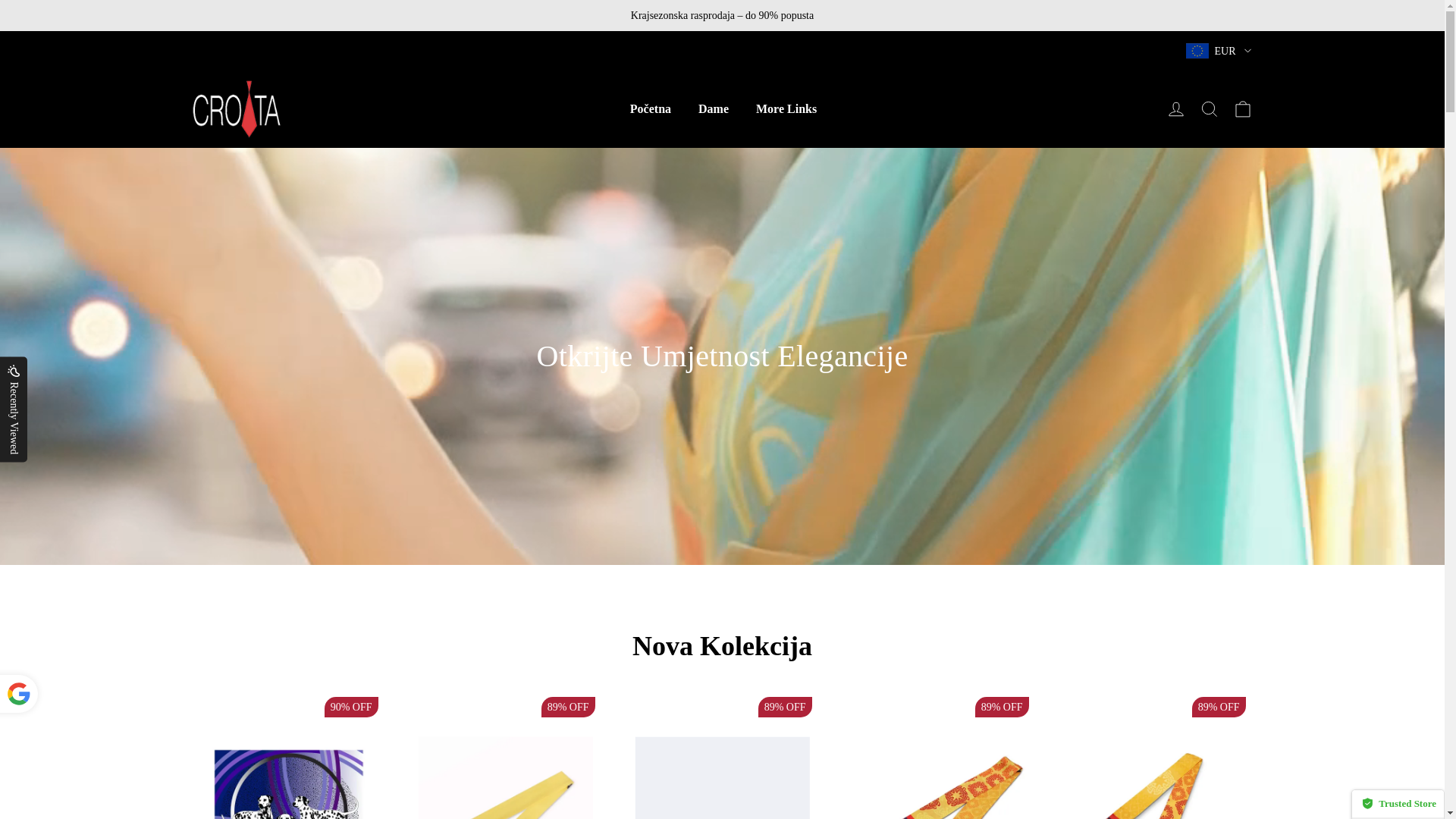 website screenshot of https://croata.top/