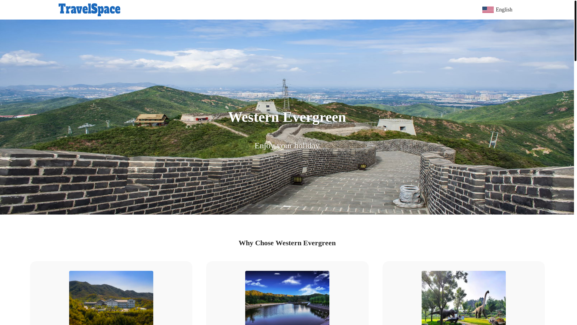 website screenshot of https://travelspace.pages.dev/