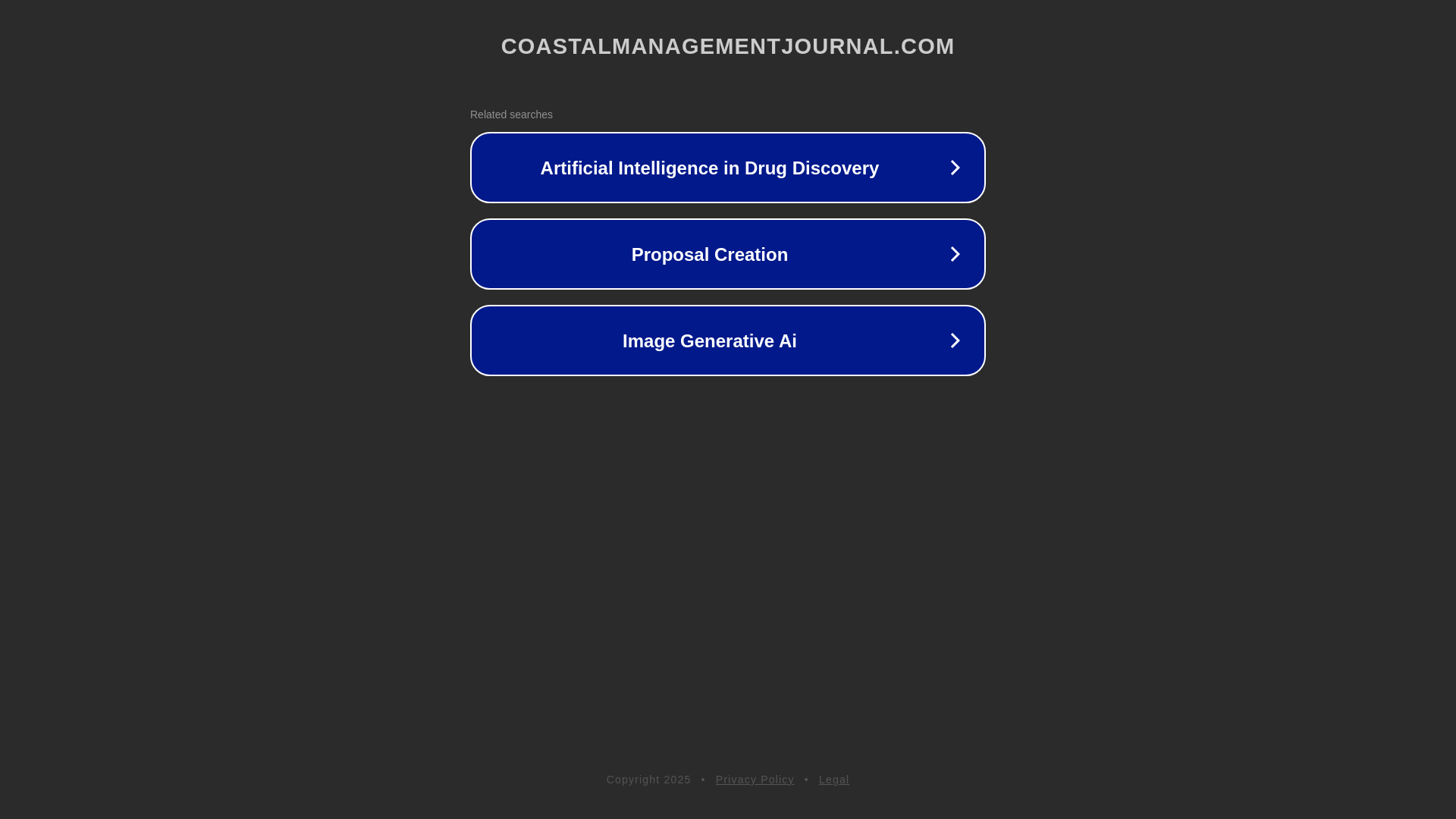 website screenshot of https://coastalmanagementjournal.com/
