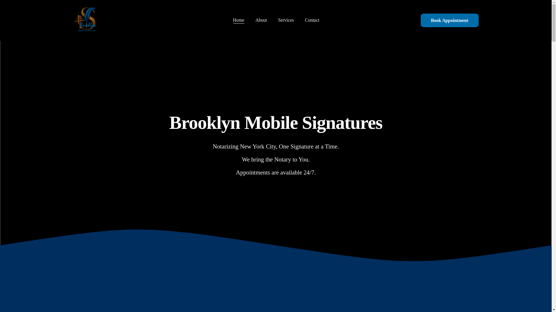 website screenshot of https://brooklynnotarynearme.com/