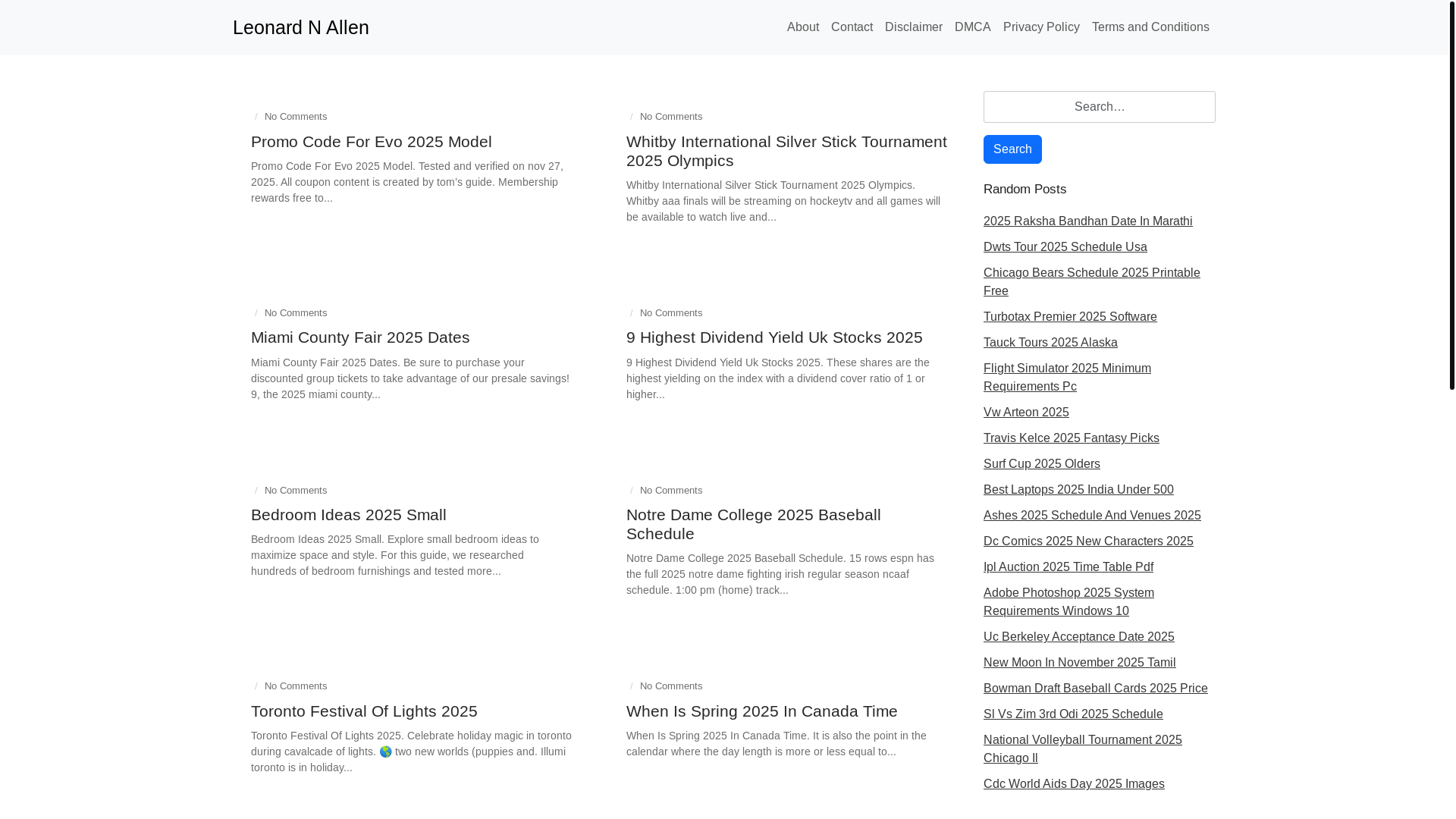 website screenshot of https://leonardnallenm.pages.dev/