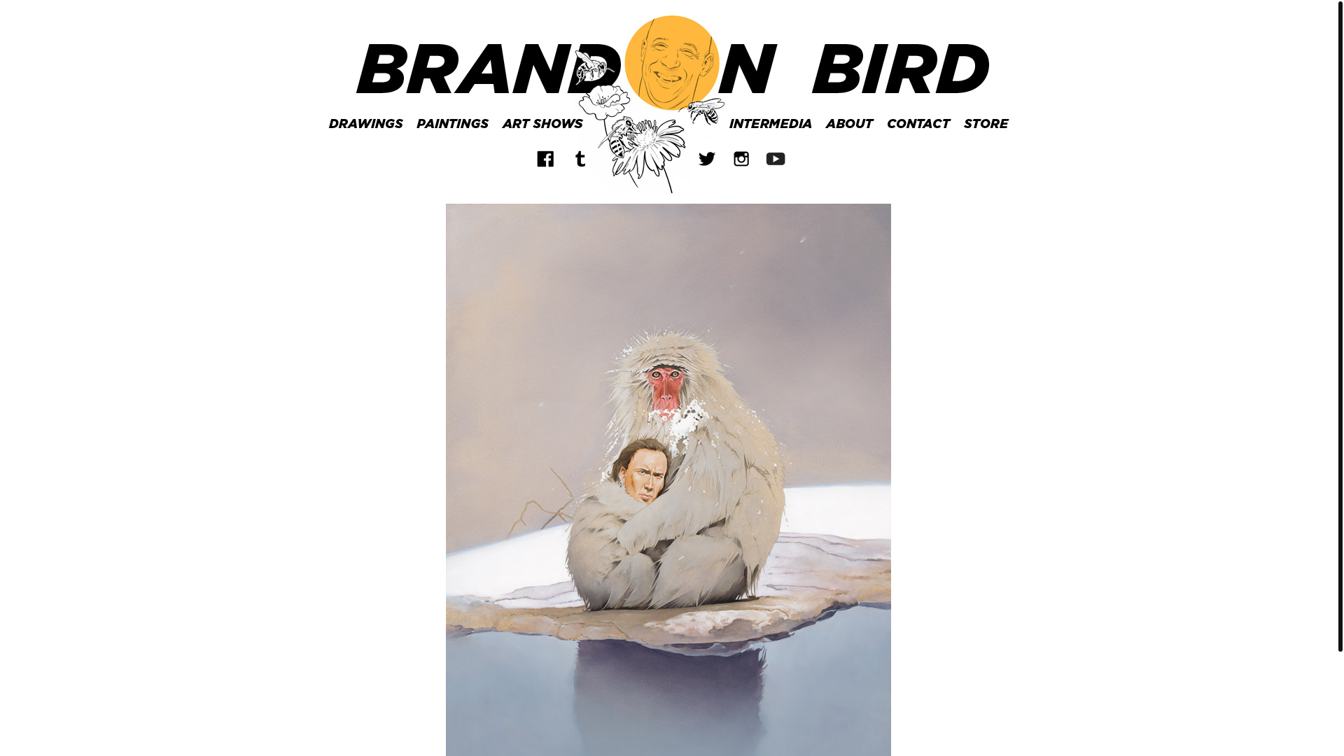 website screenshot of https://brandonbird.com/uncanny_valley.html