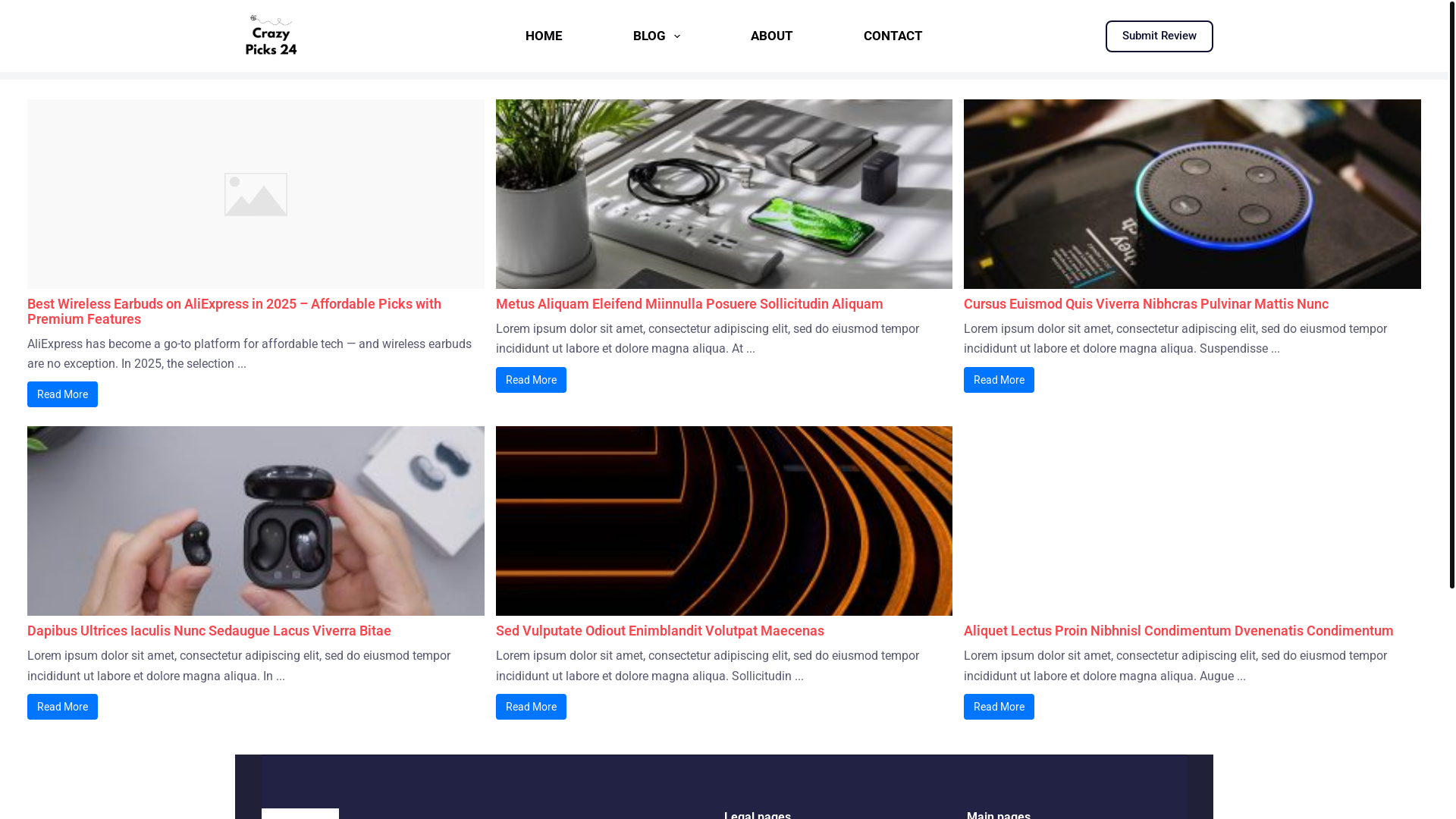 website screenshot of https://crazypicks.org/