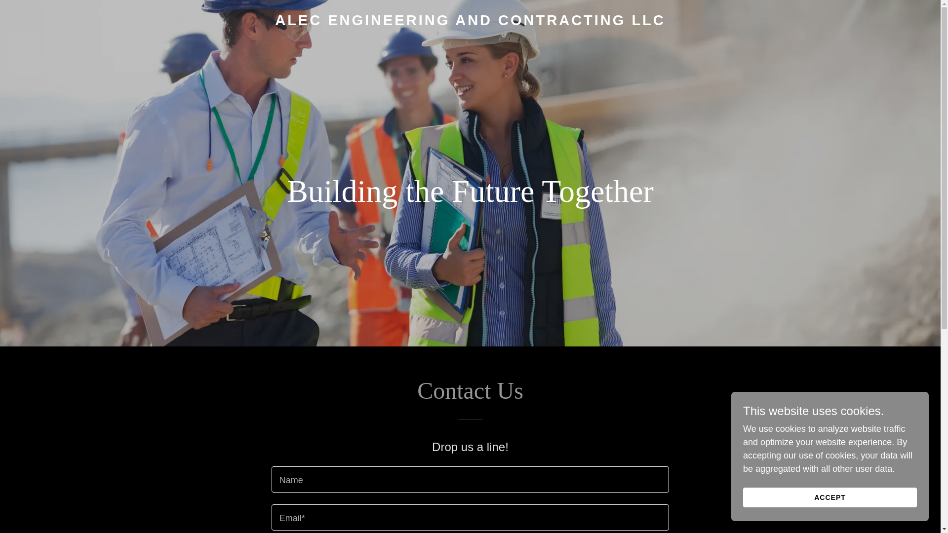 website screenshot of https://alecengineering.com/