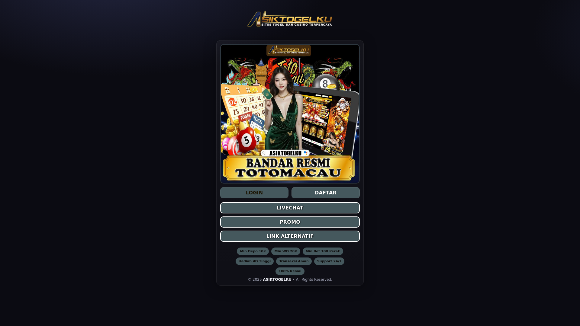 website screenshot of https://asktgl-loginresmi.pages.dev/