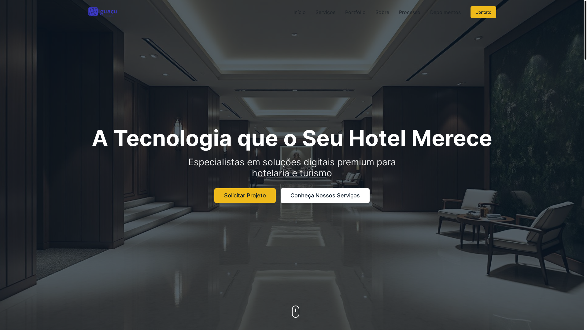 website screenshot of https://iguacuservicos.pro/