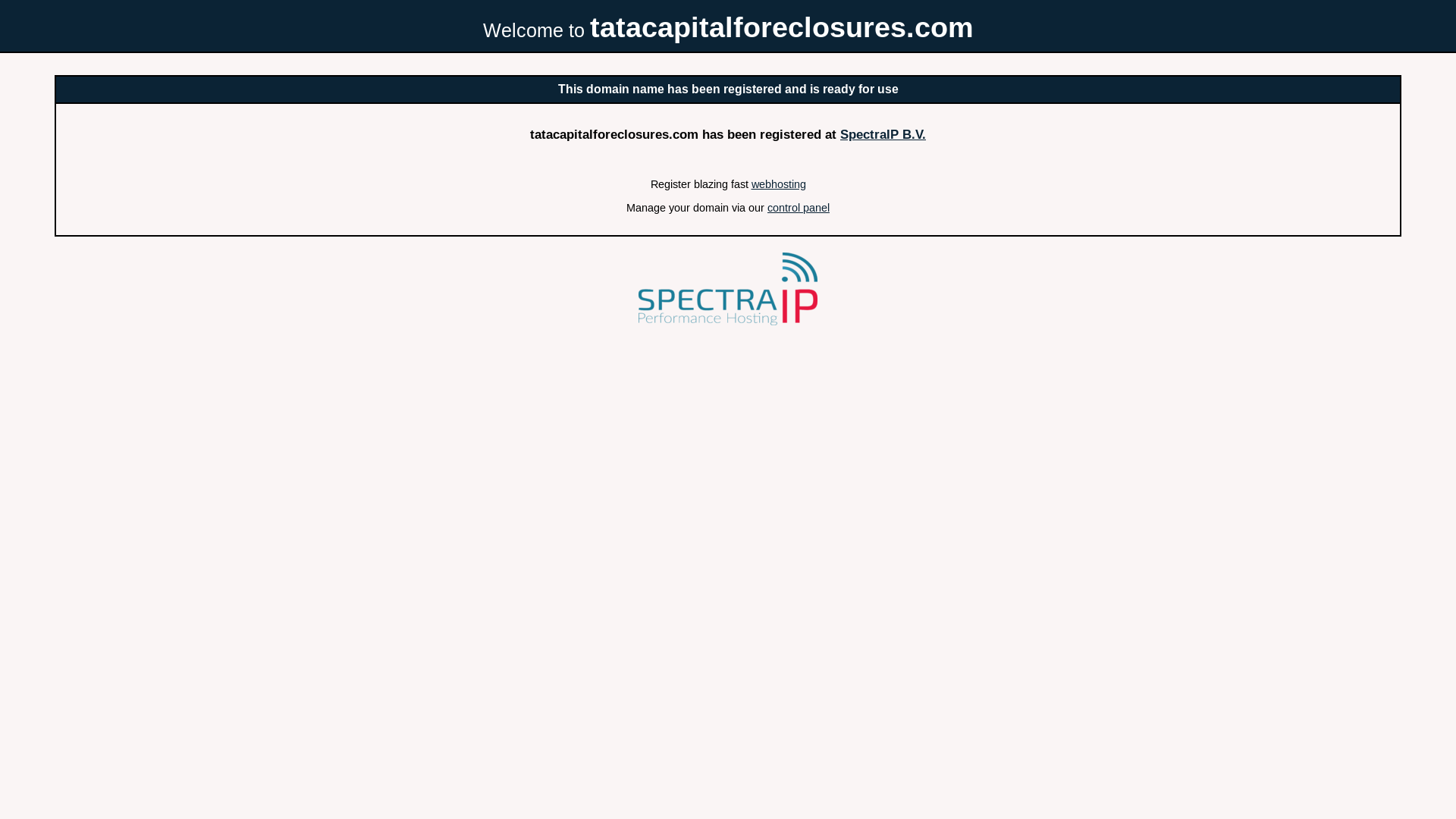website screenshot of https://tatacapitalforeclosures.com/