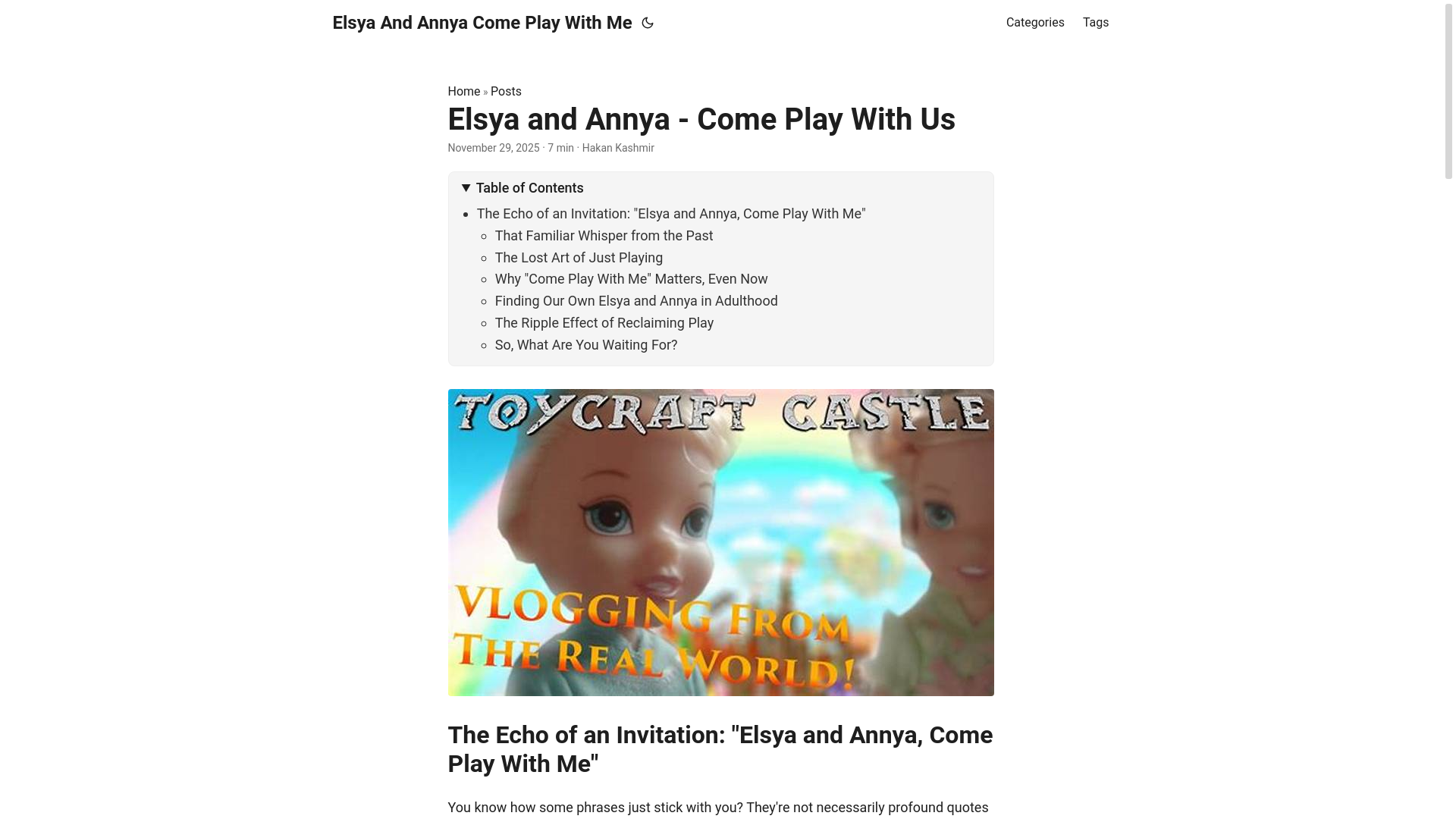 website screenshot of https://elsyaandannyacomeplaywithme.pages.dev/