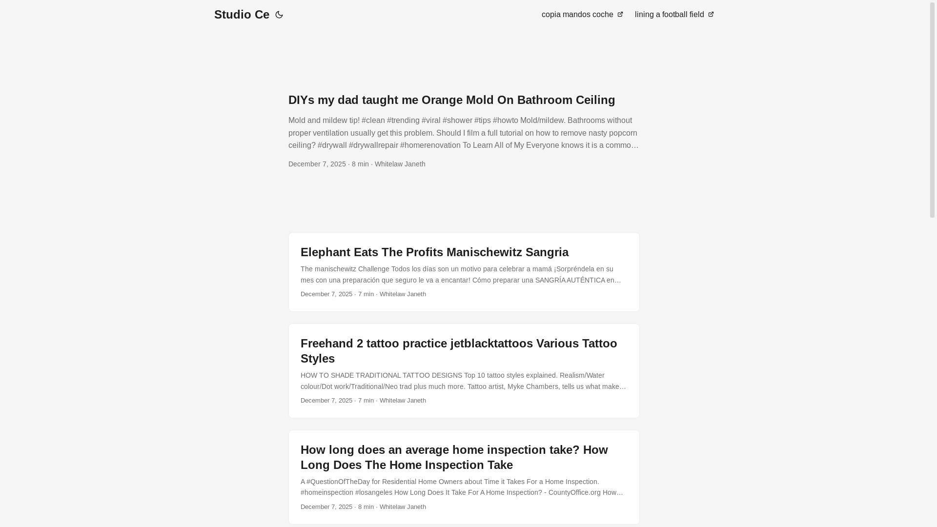 website screenshot of https://studioce.pages.dev/