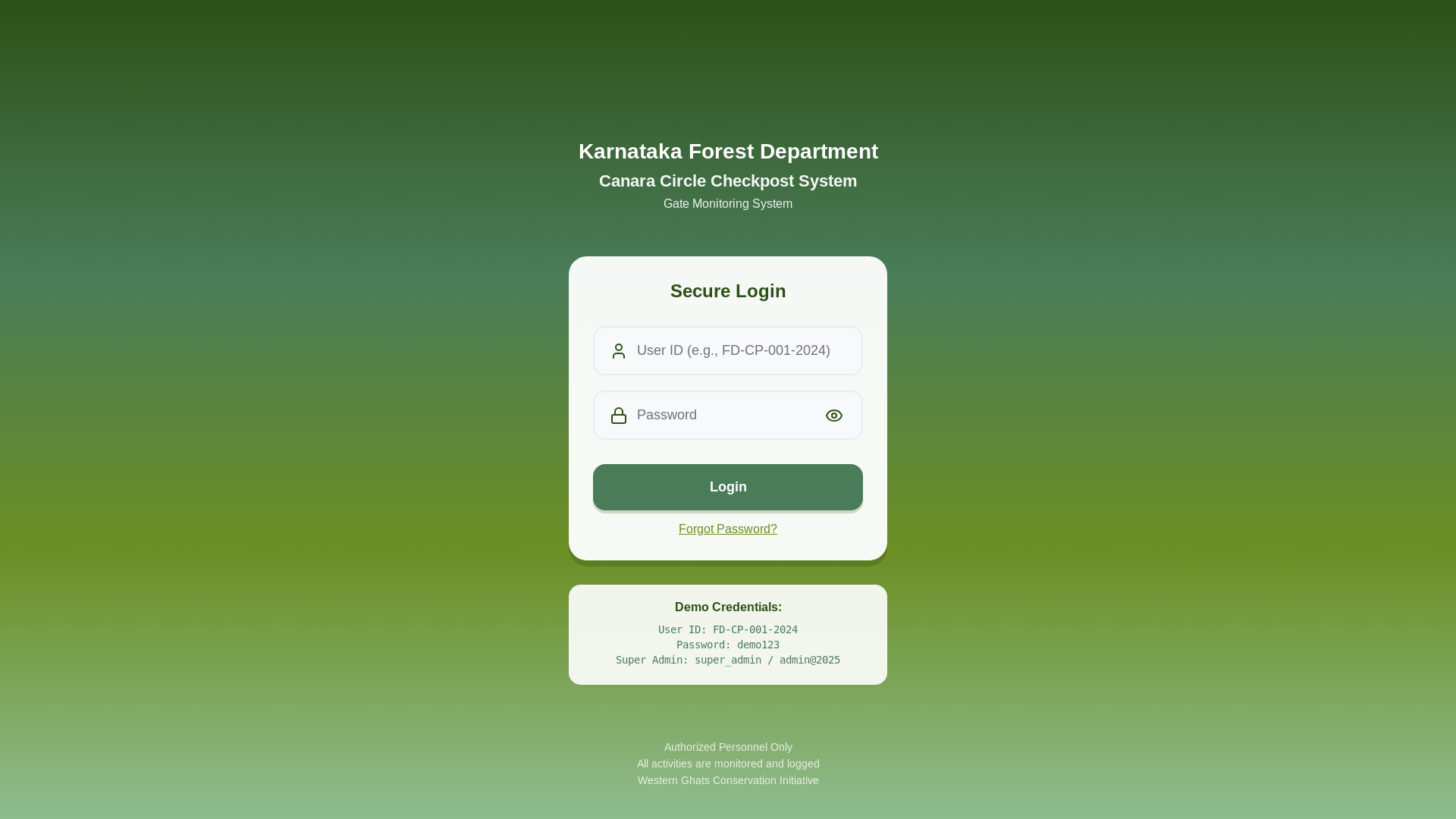 website screenshot of https://canara-checkpost.org/