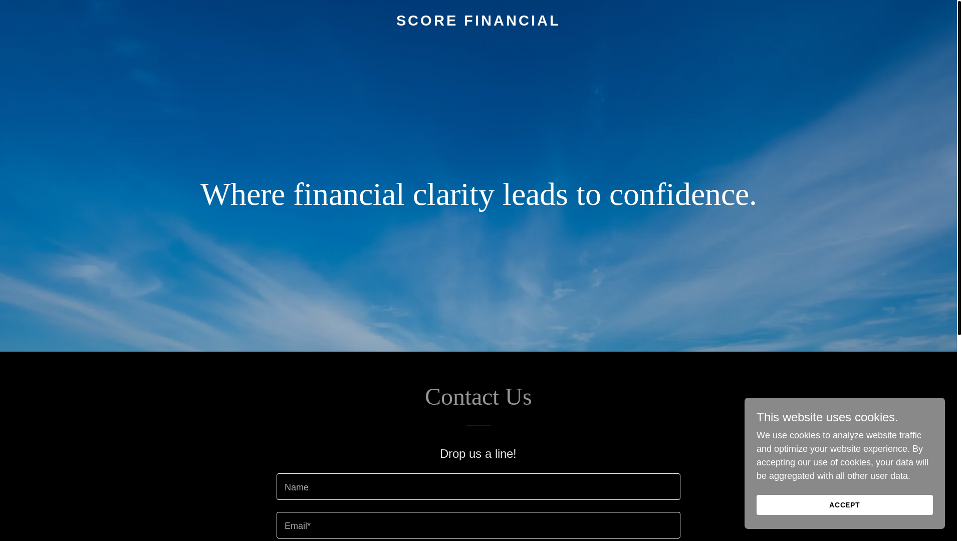 website screenshot of https://scorefinancialatl.com/