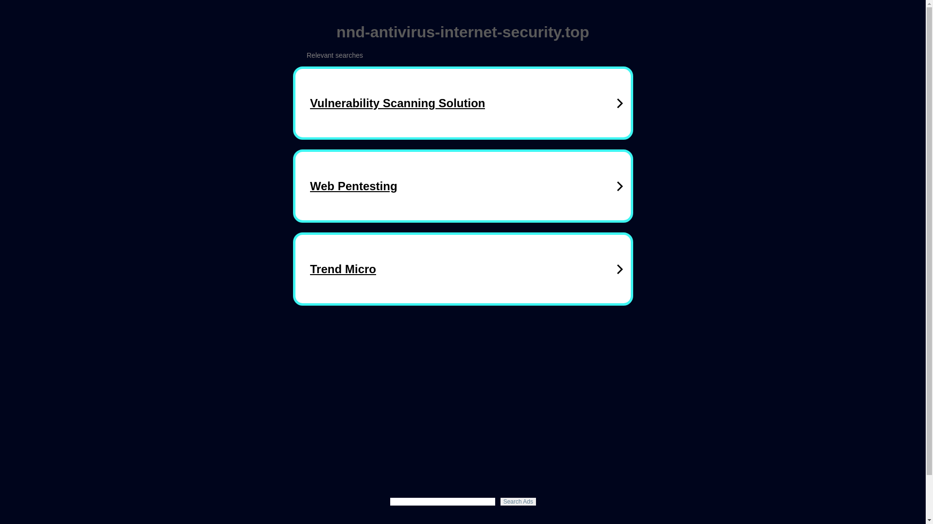 website screenshot of https://nnd-antivirus-internet-security.top/