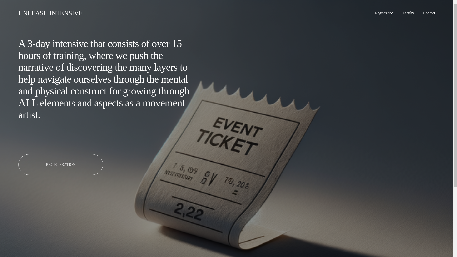 website screenshot of https://unleashintensive.com/