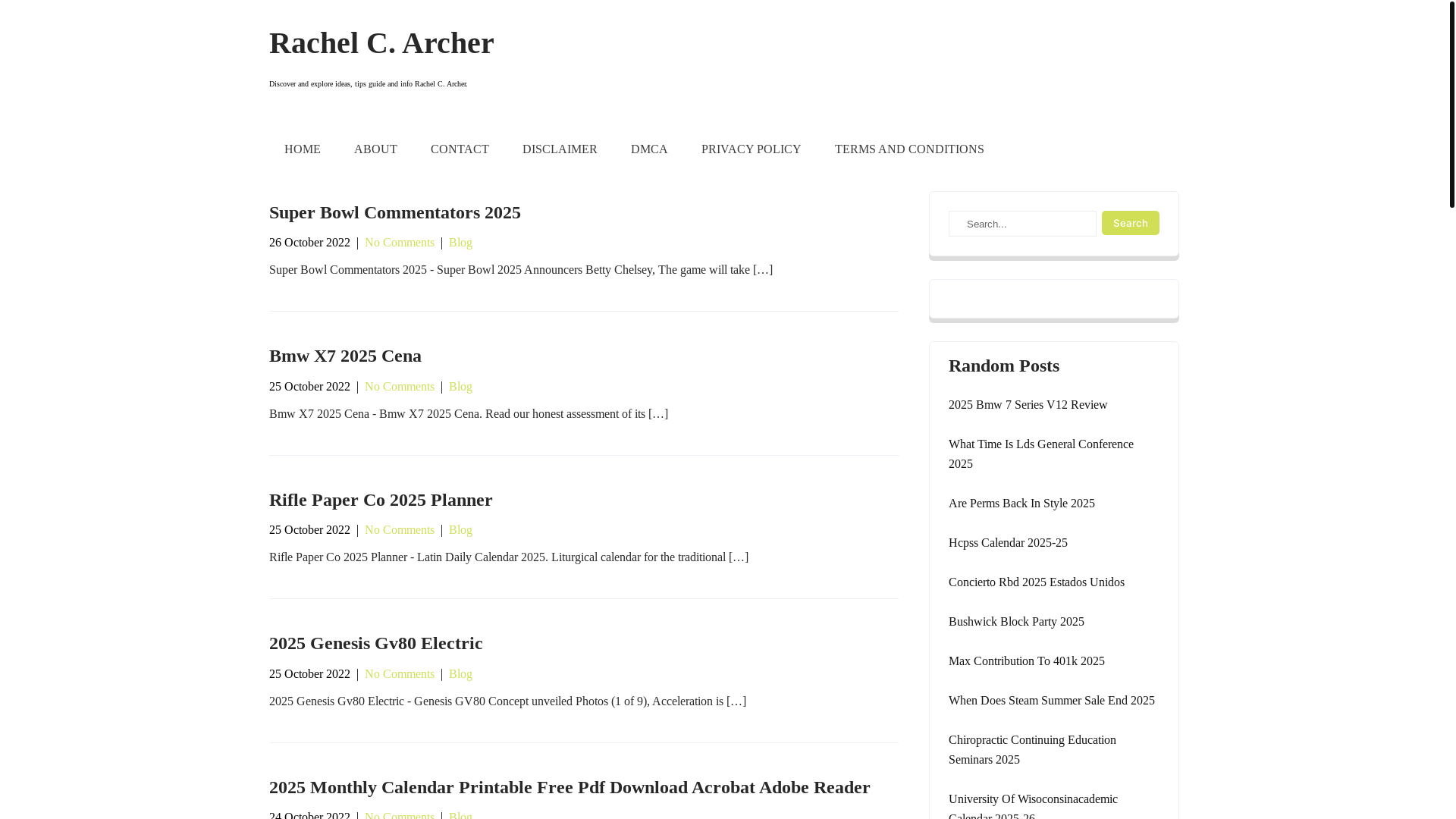 website screenshot of https://rachelcarcher.pages.dev/