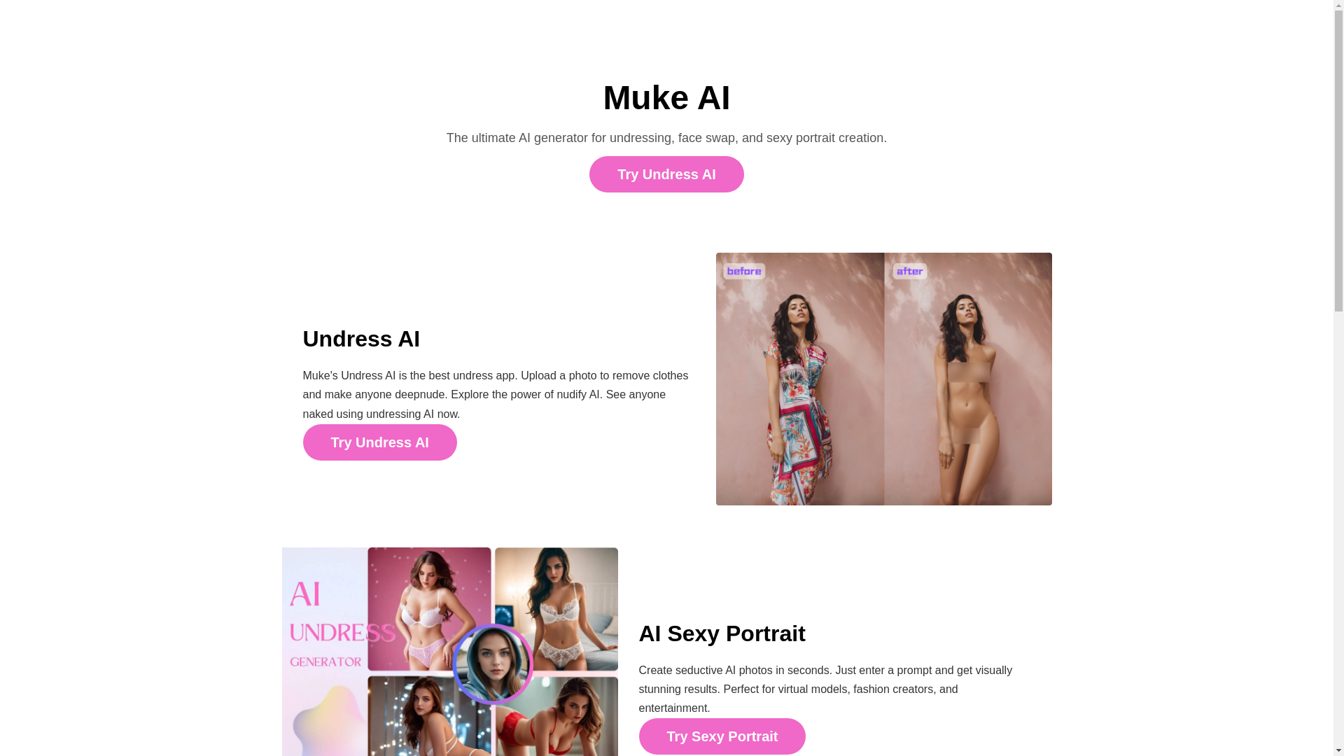 website screenshot of https://mukeai.app/