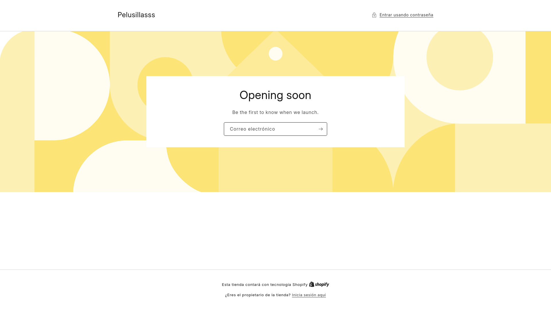 website screenshot of https://pelusillasss.com/