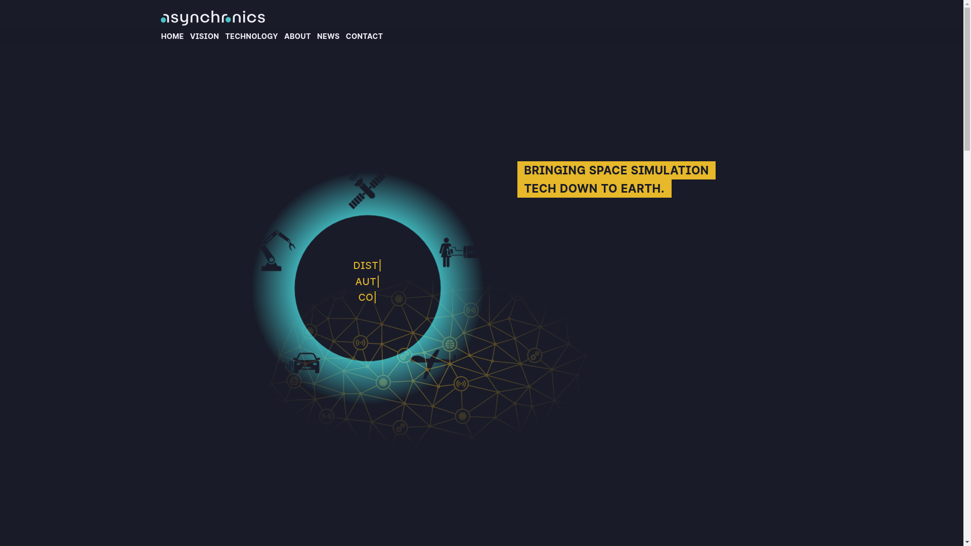 website screenshot of https://asynchronics.pages.dev/