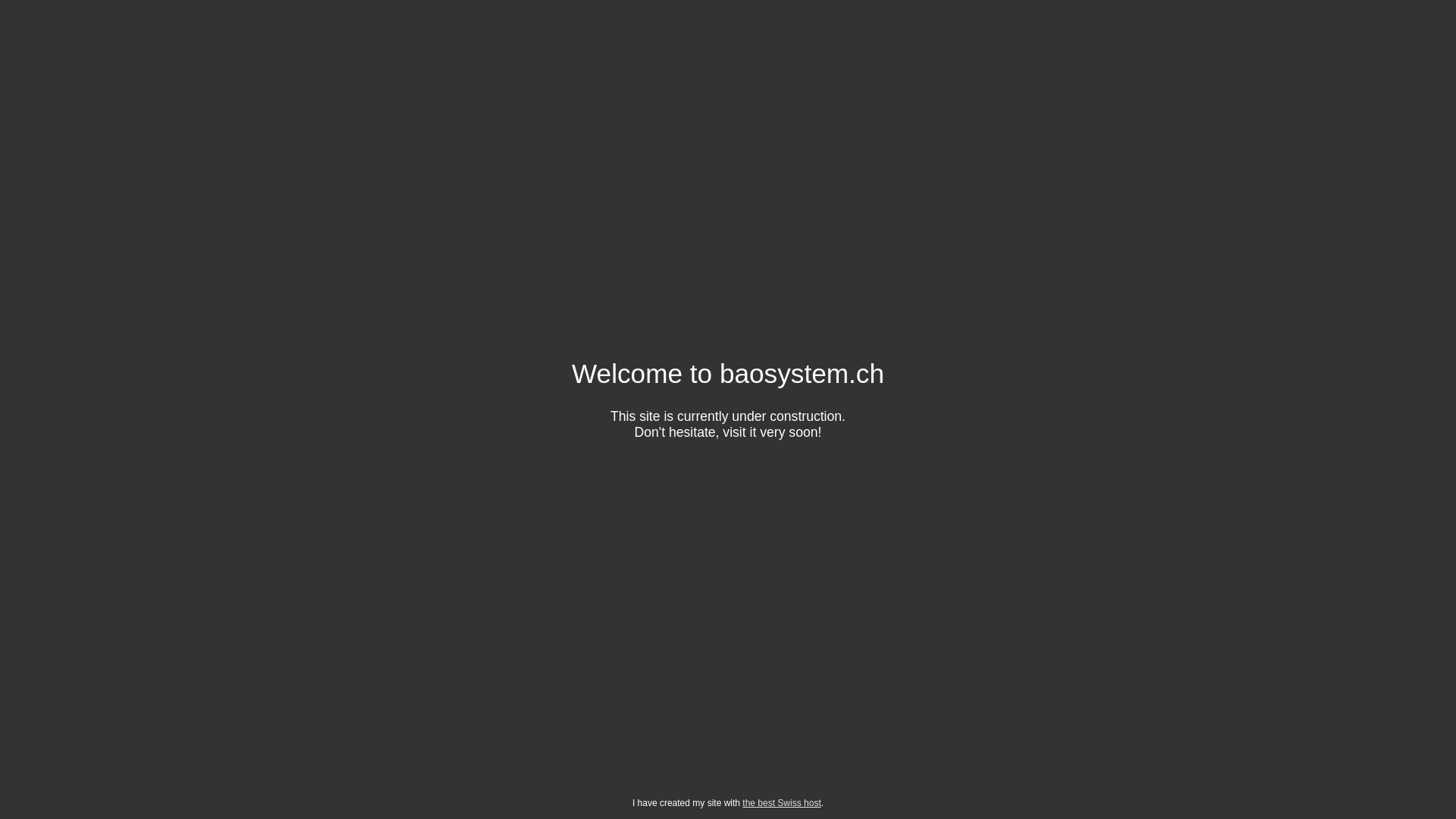 website screenshot of https://baosystem.ch/
