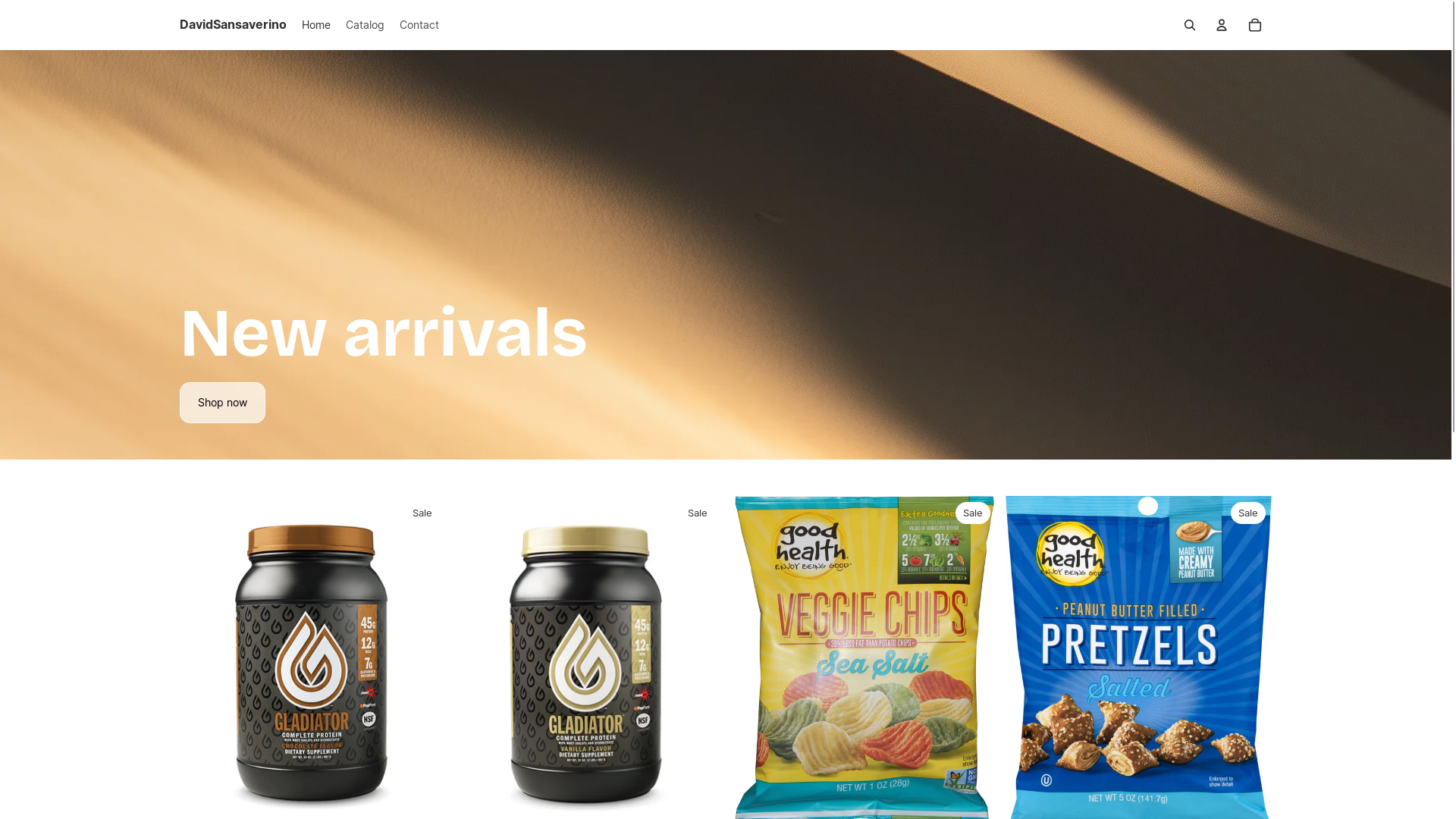 website screenshot of https://davidsansaverino.net/