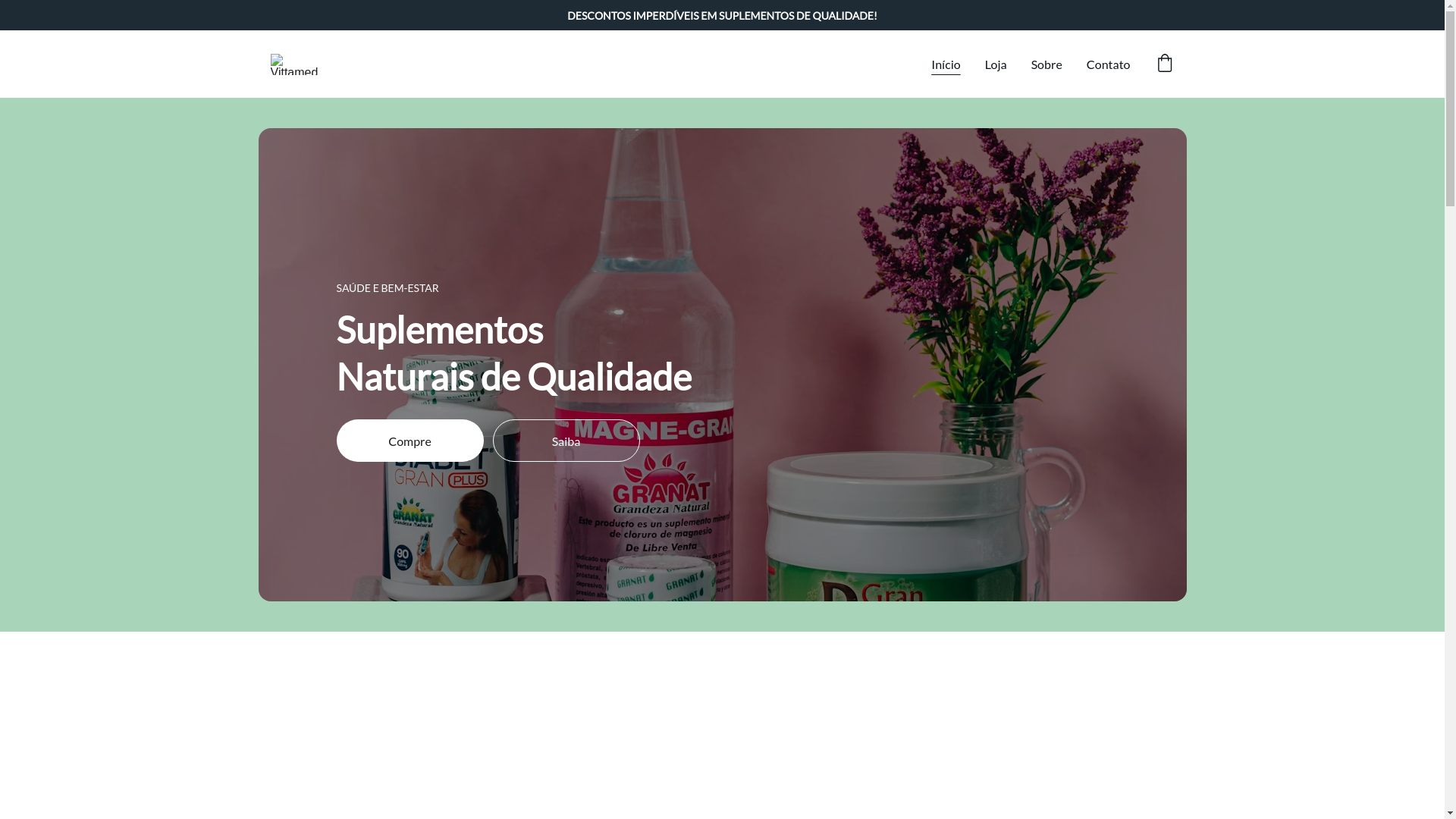 website screenshot of https://vittamedlabs.com.br/