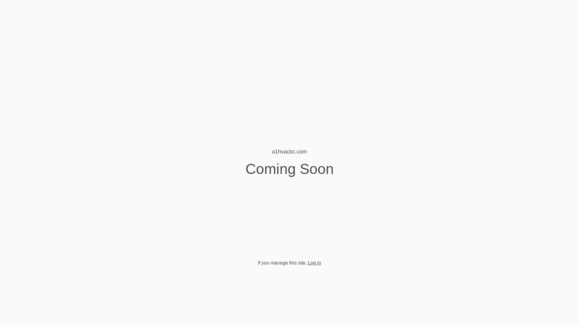 website screenshot of https://a1hvacbc.com/