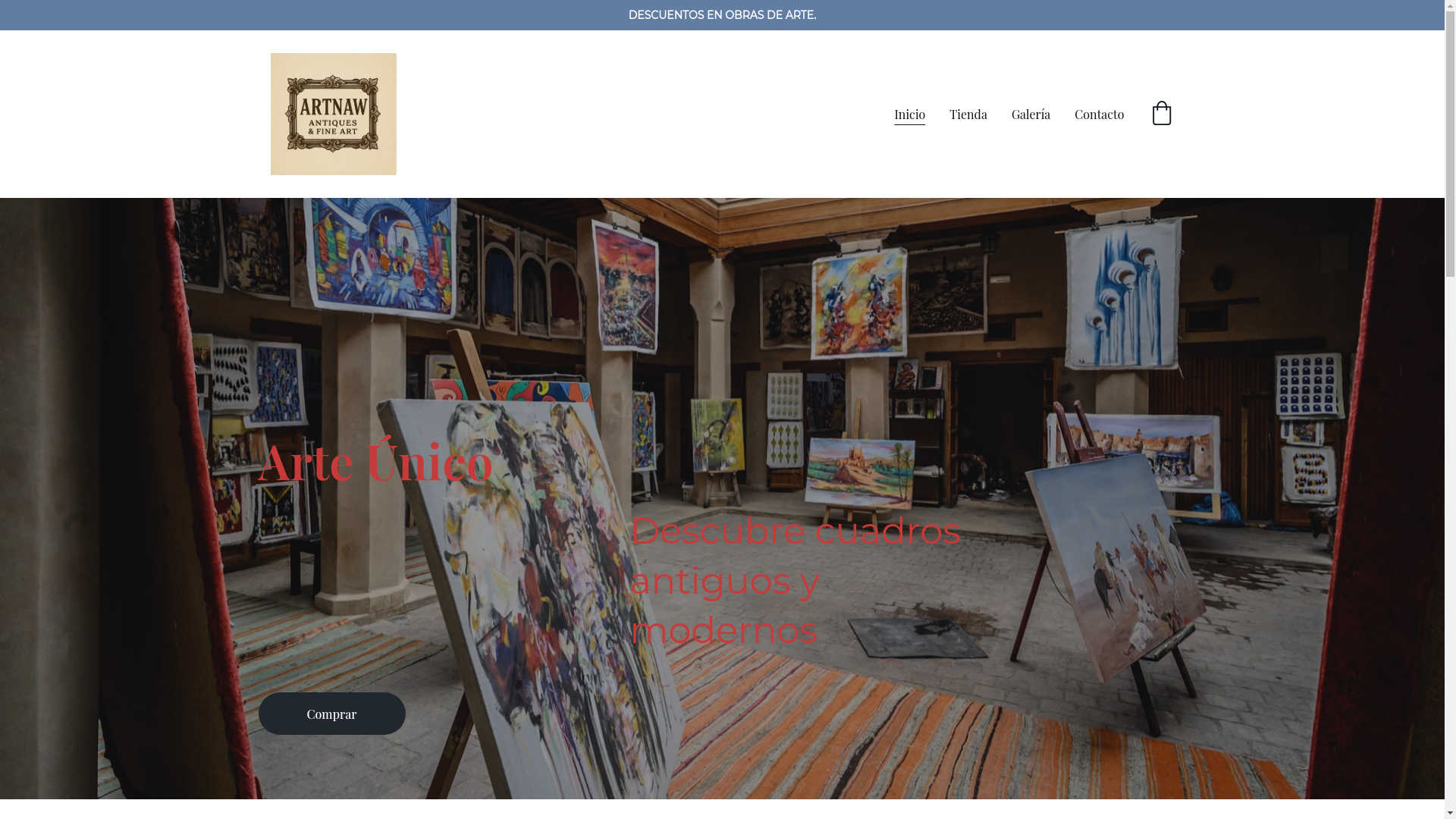 website screenshot of https://artnaw.com/