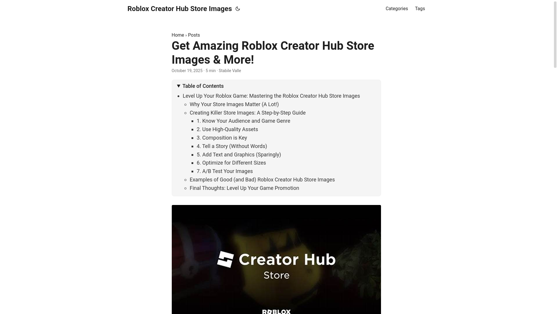 website screenshot of https://roblox-creator-hub-store-images.pages.dev/