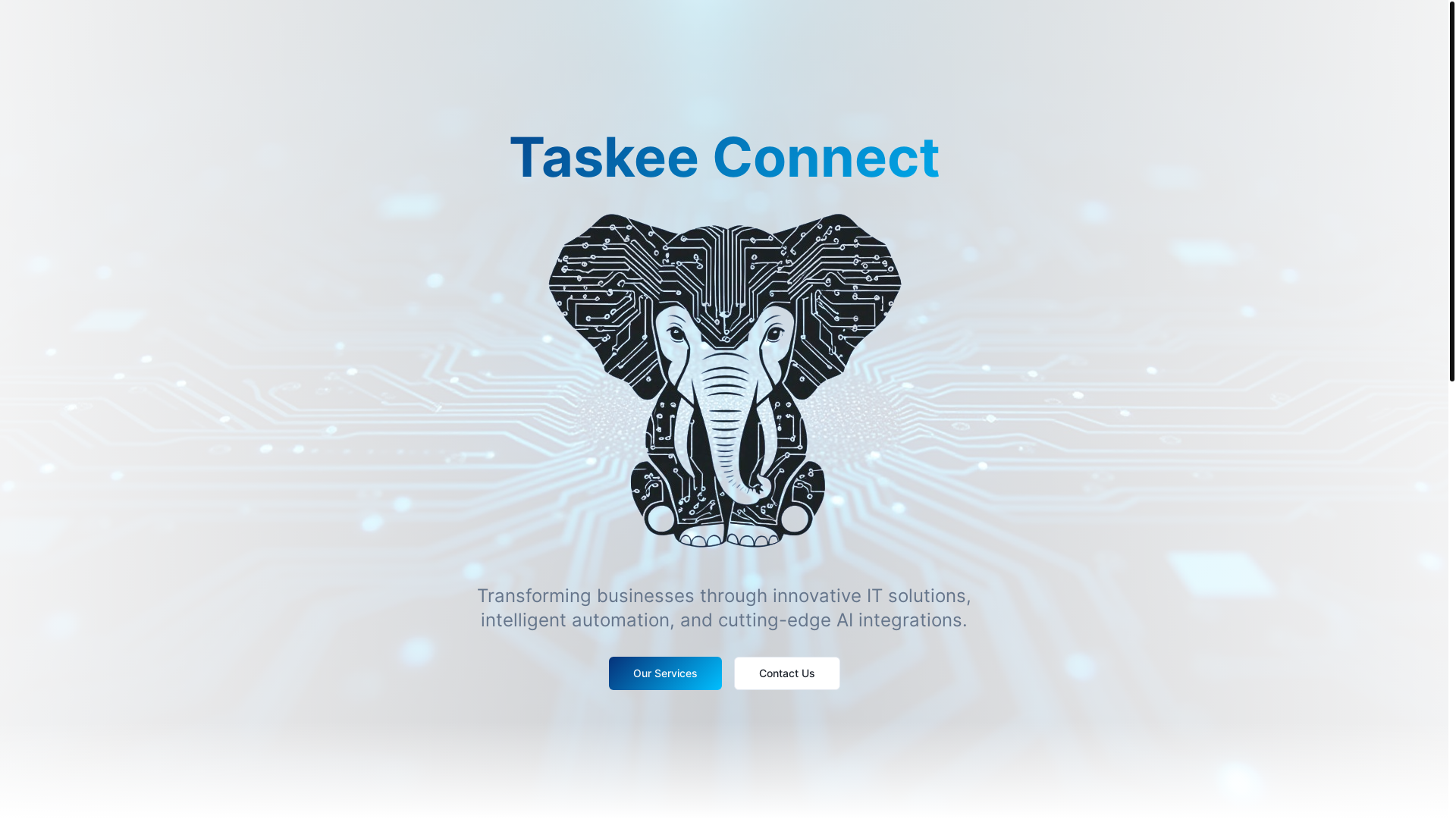 website screenshot of https://taskee-connect.pages.dev/